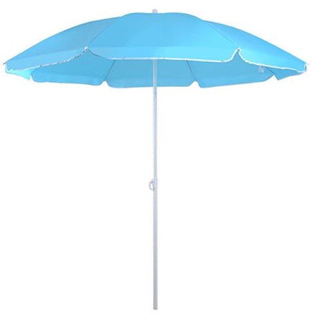 RAINPOPSON Garden Umbrella without Stand 7ft Outdoor Big size for Hotel,Shop,Restudent Patio Garden Umbrella (Cyan)