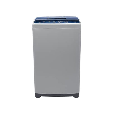 Haier 7 Kg 5 star Fully Automatic Top Loading Washing Machine HWM70-AE, Titanium Grey, 2024, Oceanus Wave Drum,Near Zero Pressure)