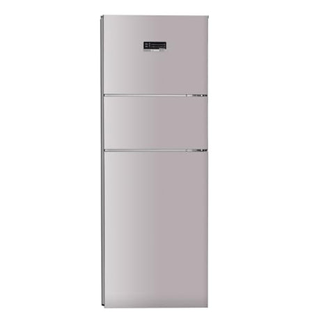 Bosch MaxFlex Convert 303L Inverter Frost Free Triple Door Refrigerator (CMC33S03NI,Convertible, Sparkly Steel)