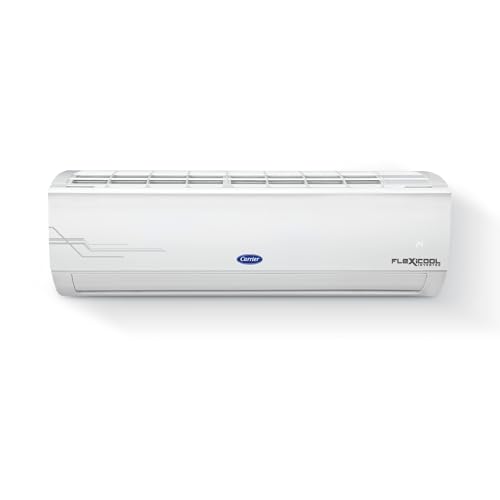 Carrier 1 Ton 5 Star AI Flexicool Inverter Split AC (Copper, Convertible 6-in-1 Cooling,Dual Filtration with HD & PM 2.5 Filter, Auto Cleanser, 2024 Model,ESTER Exi, CAI12ES5R34F1,White)