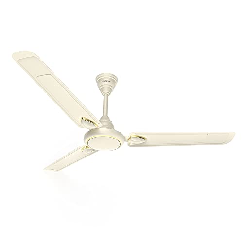 Crompton SUREBREEZE HILLBRIZ DECO 1200 mm (48 inch) Ceiling Fan (Ivory Gold) Star rated energy efficient fans