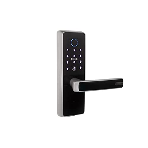 Tuchware Smart Lock XS3200 with Fingerprint, PIN, OTP, RFID Card and Manual Key Access for Wooden Doors (RIGHT HANDED)