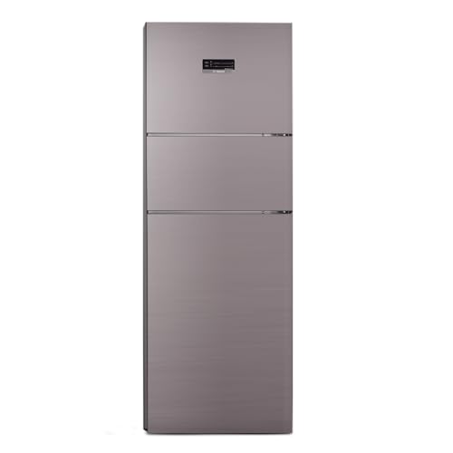 Bosch MaxFlex Convert 303L Inverter Frost Free Triple Door Refrigerator 3 Star (CMC33K03NI,Convertible, Black Steel)