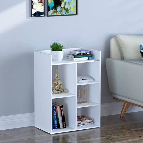 REDWUD Skyla Engineered Wood Side Table  (Finish Color - White, DIY(Do-It-Yourself))