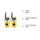 VGRASSP Walkie Talkie Toys for Kids 2 Way Radio Toy for 3-12 Year Old Boys Girls, Up to 20 Meter Outdoor Range Yellow