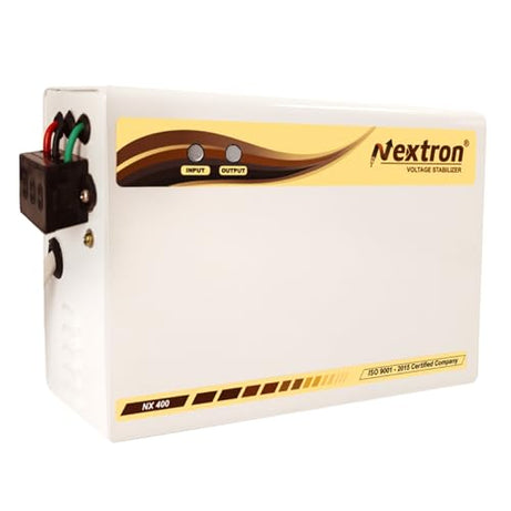 NEXTRON 4KVA Deluxe Automatic Voltage Stabilizer for 1.5 Ton AC | 1.5 Ton Inverter and Window AC | Working Range : 170 V to 270 V Single Booster with 5 Years Warranty 4 Years Service Warranty