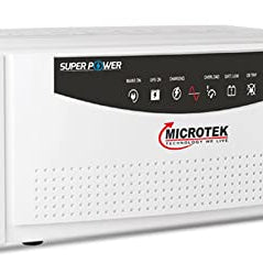 Microtek Super Power 700 Advanced Digital 600VA/12V Inverter, Support 1 Battery with 2 Year Warranty for Home, Office & Shops