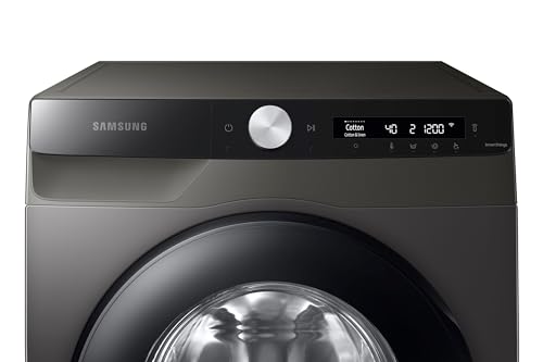 Samsung 8 kg, 5 star, Eco Bubble Technology, AI Control, Wi-Fi, Fully-Automatic Front Load Washing Machine (WW80T504DAX1TL, Hygiene Steam, Inox)