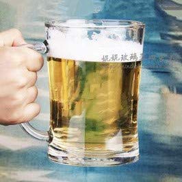 MIR9 ® Multi Ply Big Beer Mug for Your Home Bar (Multicolour, 650 ml) - Set of 2