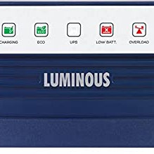 Luminous Eco Watt Neo 700 Square Wave 600VA/12V Inverter for Home, Office and Shops