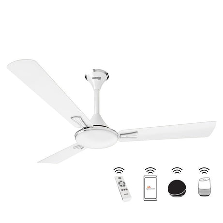 RR Luminous (Now Signature) 1200MM Audie Smart Ceiling Fan with Remote |Compatible with Alexa & Google Home | High Speed Ceiling Fan | Free installation I 2 Year Warranty (Mirage White)