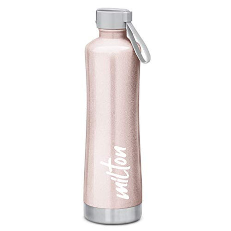 Milton New Tiara 900 Stainless Steel 24 Hours Hot and Cold Water Bottle, 750 ml, Rose Gold