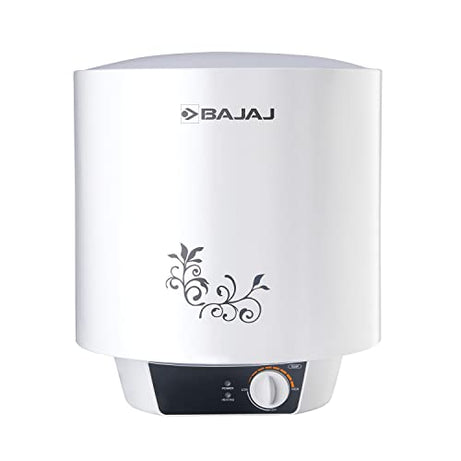 Bajaj New Shakti Neo 10L Vertical Storage Water Heater| Star Rated Geyser| Water Heating with Titanium Armour & Swirl Flow Technology| Glasslined Tank| Wall Mounting| 1-Yr Warranty by Bajaj| White