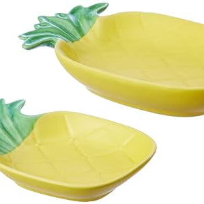 XL Kitchen Ceramic Pineapple Shape Serving Plate