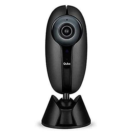 Qubo Outdoor Security Camera (Black) from Hero Group | Made in India | IP65 All-Weather | 2MP 1080p Full HD | CCTV Wi-Fi Camera | Night Vision | Mobile App Connectivity | Cloud & SD Card Recording