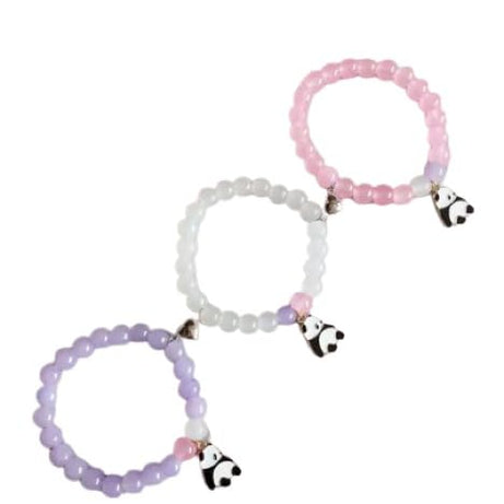 Needs Bracelets Multi Layer Stone Beads friends Combo Matching Best Friend Relationship Couple Bracelet heart for gift wife,special pink and blue one 3 Pcs