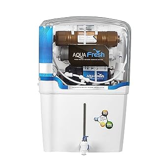 RUIQUAN Aqua Fresh Ro Water Purifier 12L Ro+Uf+Uv+ Copper+Bio-Alkaline +TDS Control+Sediment+ Membrane 7 Stage Purified Water With Goodness Of Copper & Alkaline (Tpt White) #Justforyou