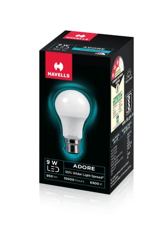 Havells 9W LED Bulb (Cool White), Pack of 1