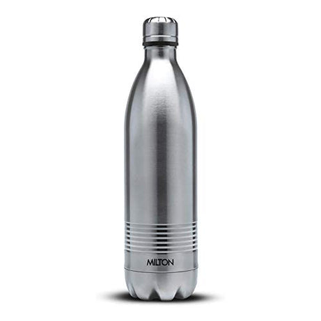 Milton Duo DLX 750 Thermosteel 24 Hours Hot and Cold Water Bottle, 700 ml, Silver