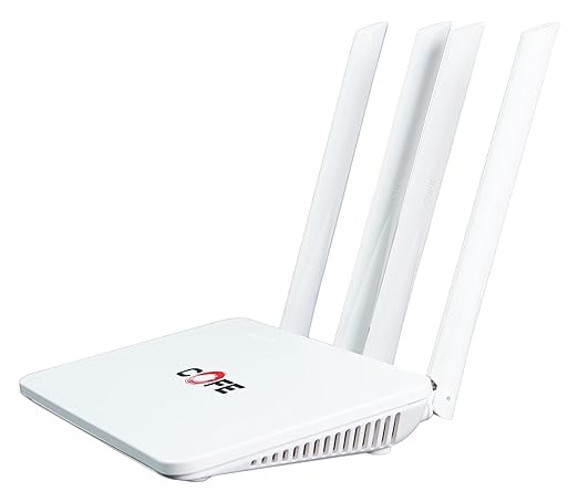 COFE CF-05-CT04with 300Mbps Speed Support 4G/5G Sim Wi-Fi Router Support Type-C Internet & Power with Micro SIM Card Slot and 4 Antenna, (128MB RAM,) (COFE CF-05-CT04)