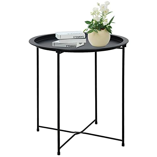 PENG ESSENTIALS PortaBrew Coffee Table - Black | Anti-slip Feet, Portable, Easy-to-Clean, Foldable & Easily Stored | Sturdy & Space-Saving Design - Ideal for Home, Office, Travel & Compact Spaces