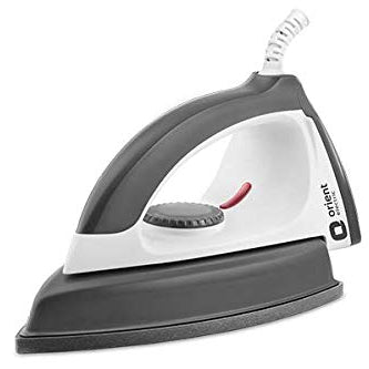 Orient Electric Ultimate |1000W Heavy Weight Dry iron (Press) | Non-stick Weilburger coating| Silver Layered Thermostat| U-shaped heating element| ISI certified| 2-year replacement warranty