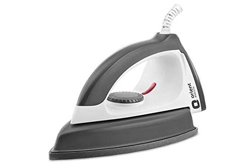 Orient Electric Ultimate |1000W Heavy Weight Dry iron (Press) | Non-stick Weilburger coating| Silver Layered Thermostat| U-shaped heating element| ISI certified| 2-year replacement warranty