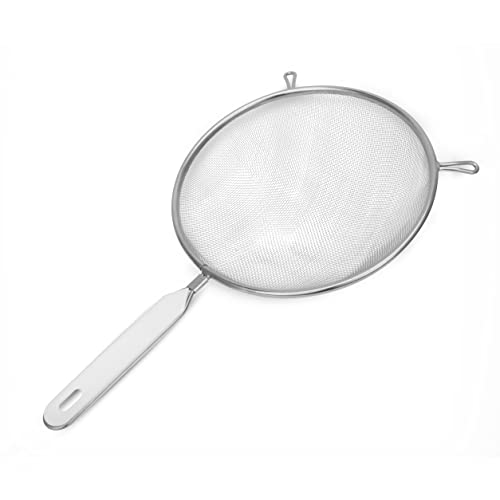 Fackelmann Arcadalina 20 cm Stainless Steel Strainer for Kitchen, Strong, Juice Strainer, Soup Stainer, Durable & Anti-Rust Big Chalni, Easy to Clean, Large Size Channi, Ideal for Juices & Soups