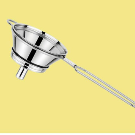 Aekatary Kitchen Stainless Steel Strainer Funnel Set, Strainer Stainless Steel Fine Mesh Strainer, Tea Strainer, Bar Strainer, Bar Funnel Style Strainer