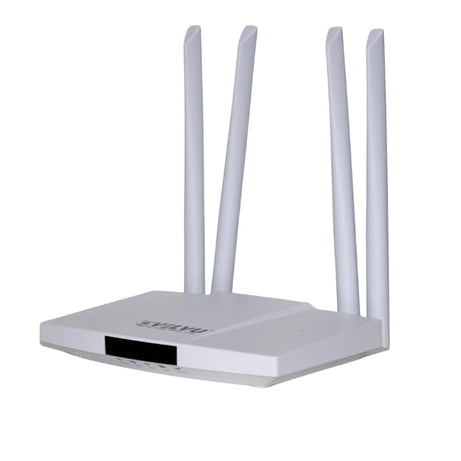 VELVU 4G/5G SIM Support WiFi Router Mobile Sim Based Router with Four Antenna, Plug and Play, Support, NVR, DVR, WiFi,Camera,All GSM Network Support