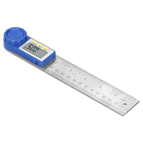 F FABOBJECTS® Physical Angle Finder Ruler Digital Angle Finder Digital Protractor Angle Measuring Tool for Accurate Angle Measuring LCD Display 360 Degree