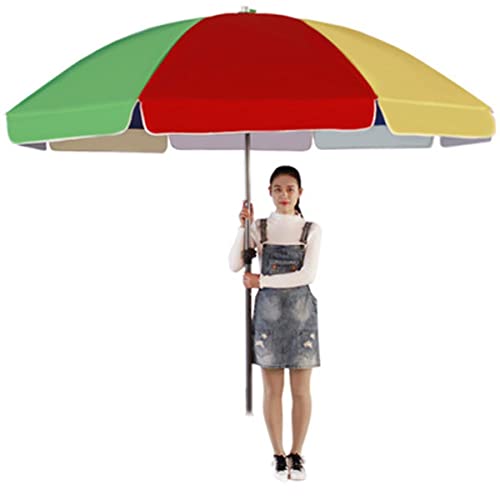 RAINPOPSON Multicolor Very Big Size 63in/14Ft Garden Umbrella Big Size Outdoor Big Size Waterproof Super Cloth with Doable Spock Support Patio Outdoor Umbrella (63in/14Ft) (Multicolor)