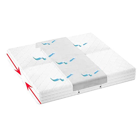 Home Bed Bridge, Split King Gap Filler for Adjustable Bed, Adjustable Queen to King Bed Converter Kit, Bed Gap Filler Split Connector to Make Two Twin Beds Together into One(white)