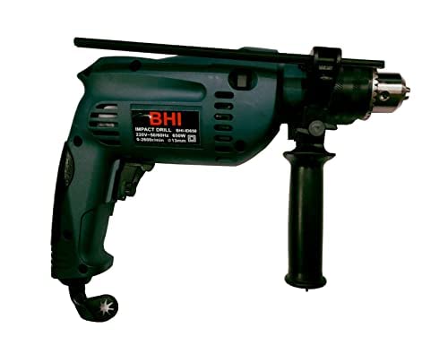 BHI Impact Drill Machine 650W-13mm Corded, Multi-Color