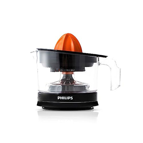 Philips Citrus Press Juicer HR2777/00, 0.5 Litre, 2 Sized Cones for different size fruit