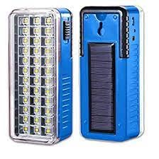 DAYBETTER® Solar High-Bright 36 LED Light with Android Charging Support High Rechargeable LED Emergency Light (36 LED+ Solar) - 7.80 Watts, Multicolor, Rectangular Tar-P1