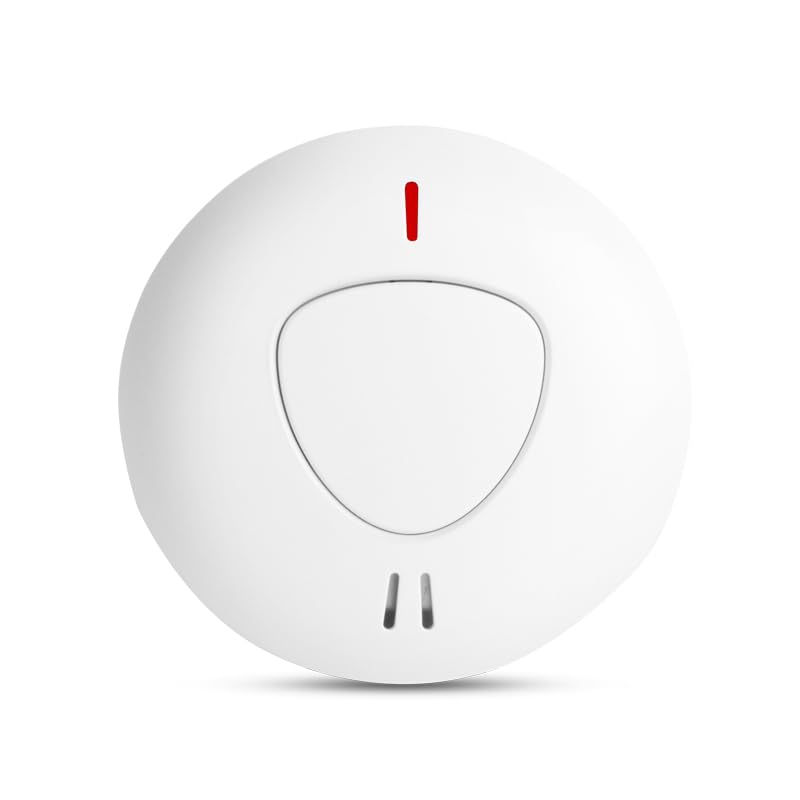 Ledgebit® AJ-765 WiFi Smoke Detector, Interconnected 360° Sensing Fire APP Remote Alarm Usage: Office Buildings, Industrial Premises