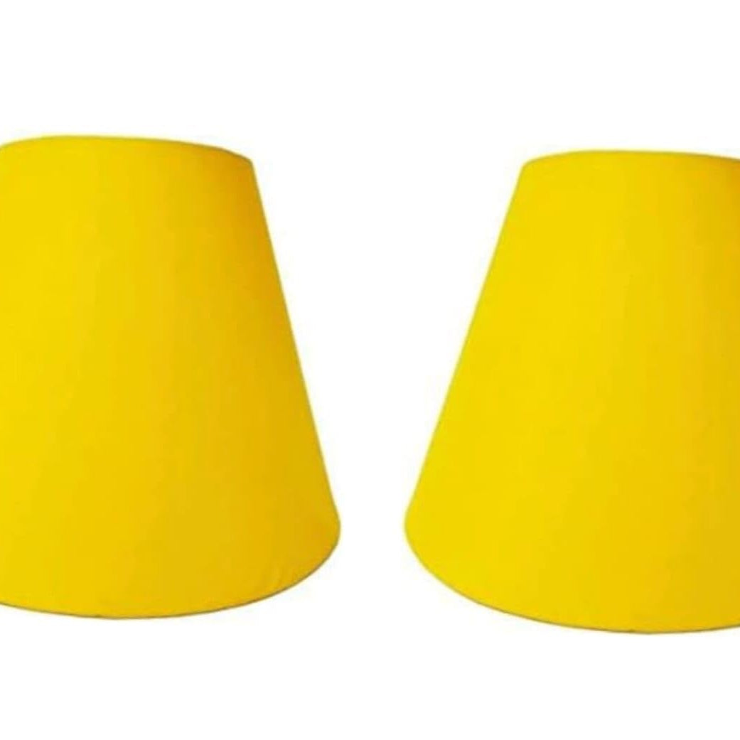 Sunshine Creation Table Lamp Shade, Light Golden Yellow, Conical