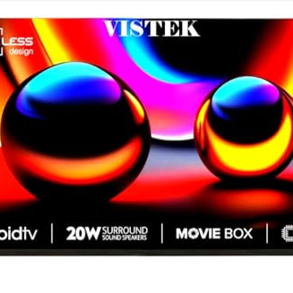 Vistek 32” 32 inch Full HD Android Smart Led TV 512MB 8GB - (Black)