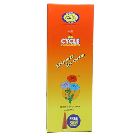 Cycle Pure Agarbatti Three in One Incense Sticks (21 cm, 240 gm, Black)