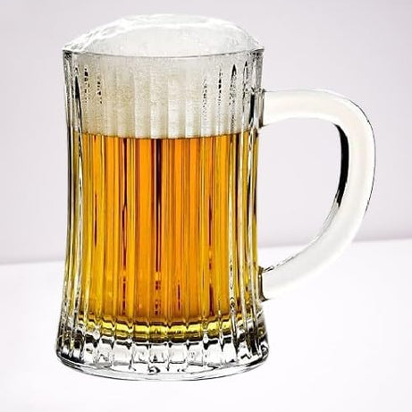 Kitchen Mate Drinking Mug with Handle for Beer| Juice and Shakes Capacity- 527 ML, Set of 1 Pcs