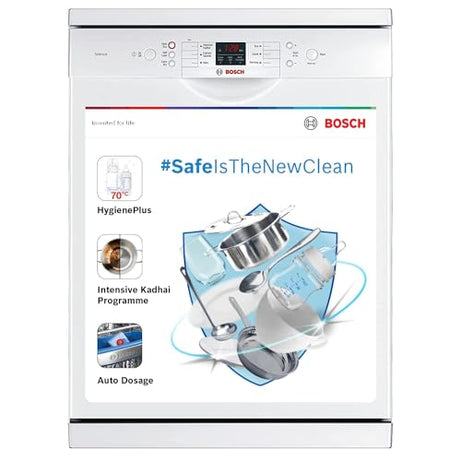 Bosch 13 Place Settings Dishwasher (SMS66GW01I, White)