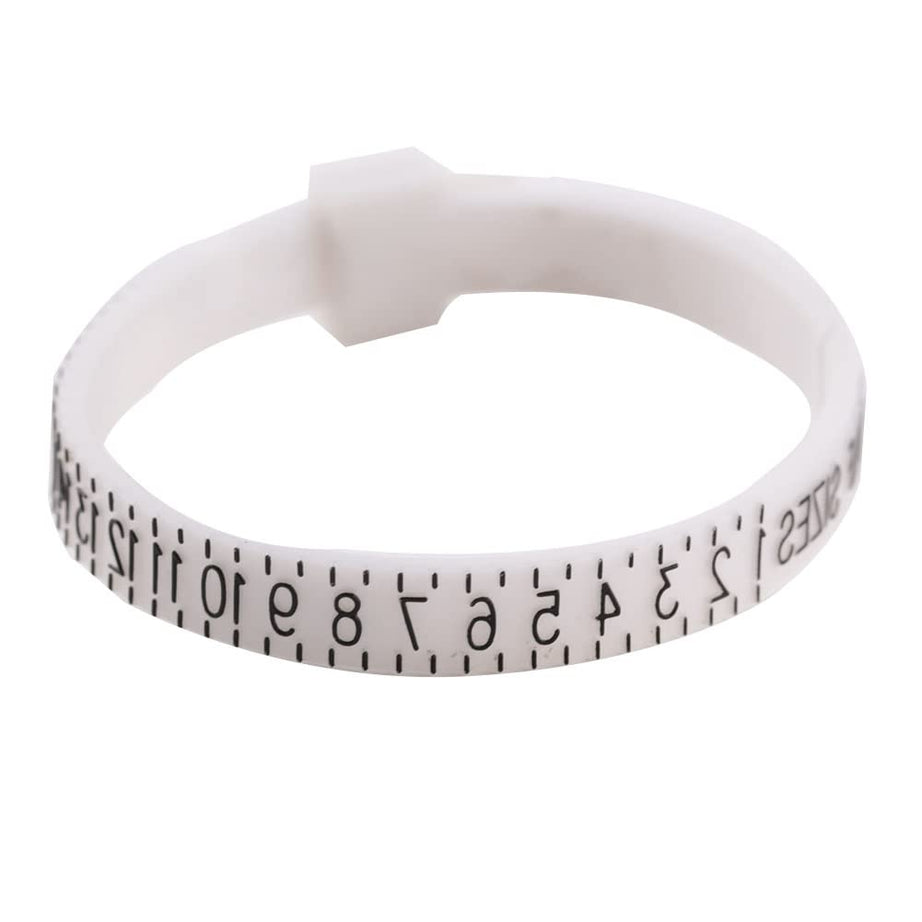 Ring Gauges Finger Sizer, Unique US Size 1 to 17 Flexible Ring Sizer Measuring Tool for Women Men and Kids for Measuring Finger Size