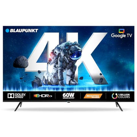 Blaupunkt 126 cm (50 inches) Cyber Sound G2 series 4k Ultra HD LED Google TV 50CSGT7022 (Black)