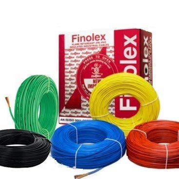 Finolex Cables Finolex 1 Sq Mm Pvc Insulated Cable Wire 90 M Coil Any Color Silver Or Gold Box