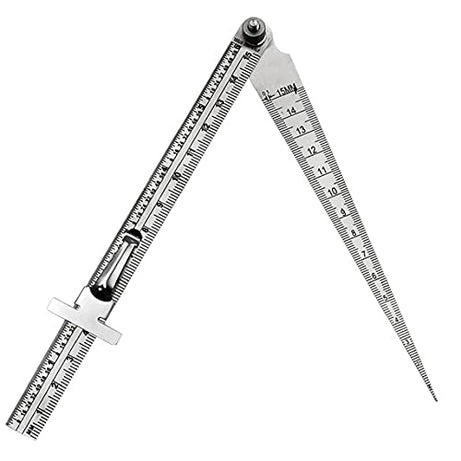 3NH® Taper Gage Stainless Steel Wedge Taper Feeler for Hole Gap Gauge Ruler Inspection,Measuring Tools