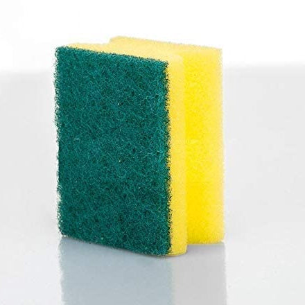 Scrub Sponge 2 in 1 PAD for Kitchen, Sink, Bathroom Cleaning Scrubber (6 pc)