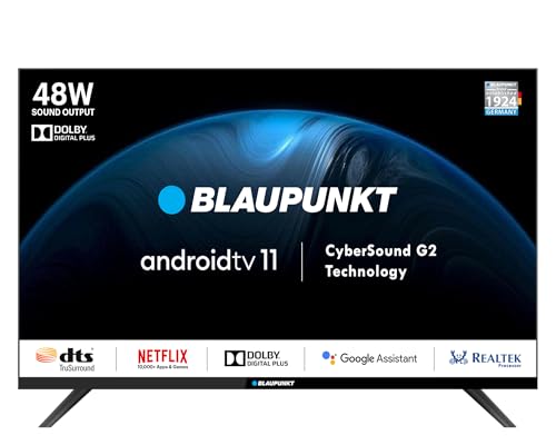 Blaupunkt 101 cm (40 inches) Cyber Sound G2 Series Full HD LED Google TV 40CSG7112 (Black)