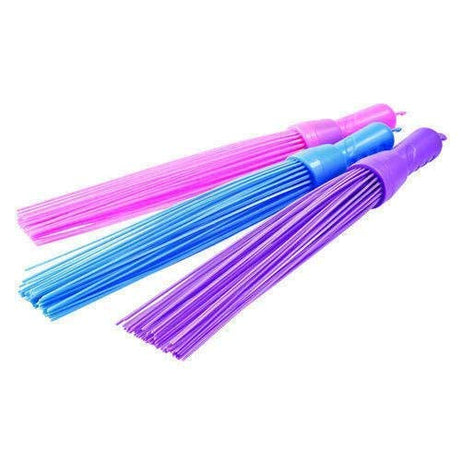 VXI Plastic Kharata Broom Jadu Plastic Broom For Home And Bathroom Cleaning Color Multi Pack Of 3 (hard_floor)