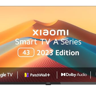 MI 108 cm (43 inches) A Series Full HD Smart Google LED TV L43M8-5AIN (Black)